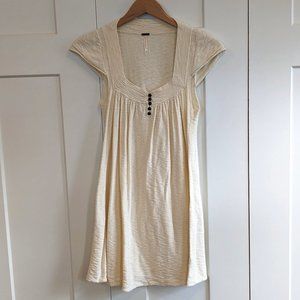 Free People cream dress